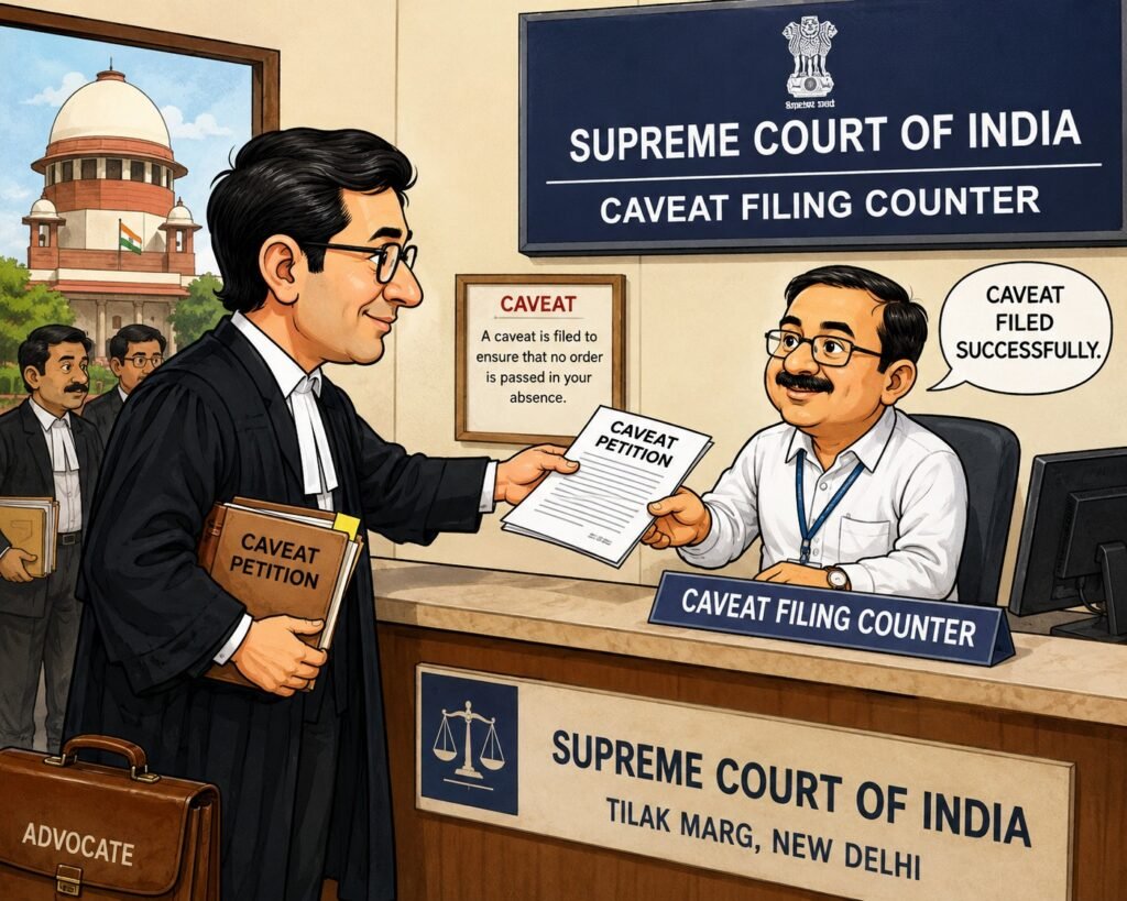 caveat petition Tapan Choudhury Lawyer